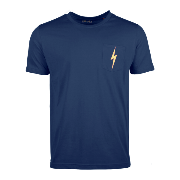 Lightning Bolt Men's OG SS Pocket Tee Insignia Blue