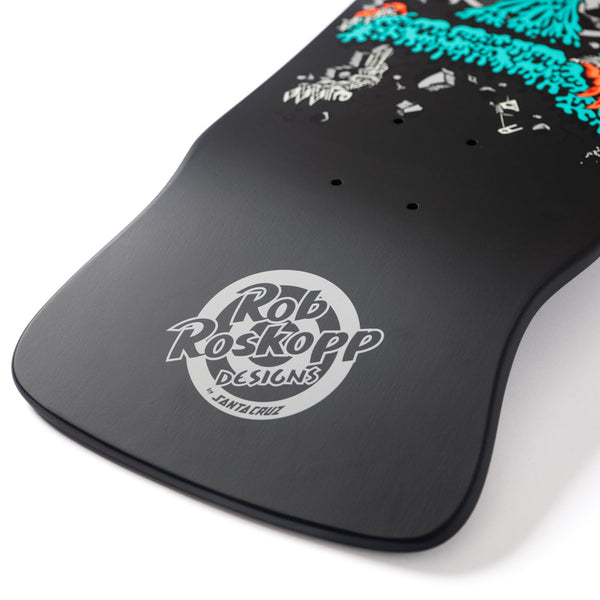 Santa Cruz skateboard deck Roskopp Four Reissue Black 10.21"