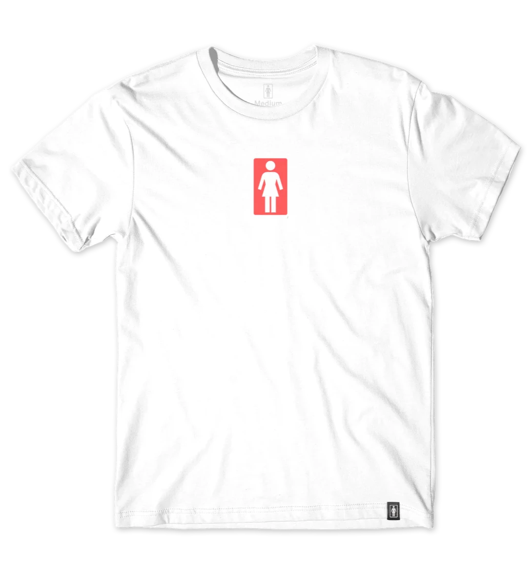 Girl skateboard Knockout OG Tee shirt white – West French