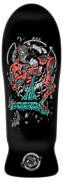 Santa Cruz skateboard deck Roskopp Four Reissue Black 10.21"