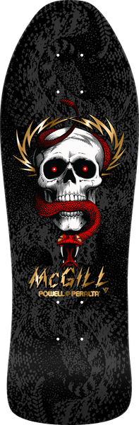 Powell Peralta Skateboard deck Bones Brigade Series 16 Mike Mcill Black 10.00"