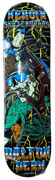 Heroin Skateboard deck Dern Hurricane 8.5"