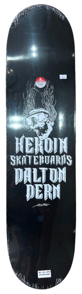Heroin Skateboard deck Dern Hurricane 8.5"