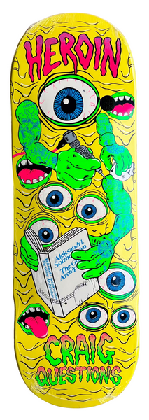Heroin skateboard deck Swampy Mutate or Die 10.00"