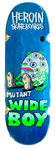 Heroin skateboard deck Mutant Wide Boy 10.28"