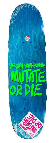 Heroin skateboard deck Mutant RazorEgg 9.50"