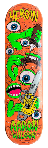 Heroin skateboard deck Aaron Mutate or Die 8.50"