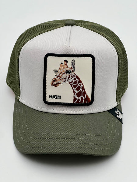 Goorin The Farm Trucker cap collection - The Giraffe Olive 1011434 One Size