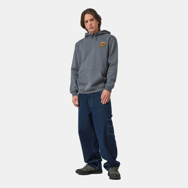Santa Cruz pullover hoodie Kendall End Of The Dot Hood Storm Grey