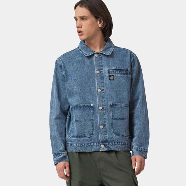 Santa Cruz jacket Railroad denim Mid Blue