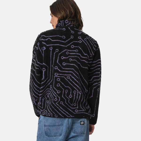 Santa Cruz soft sherpa fleece zip jacket Freestyle Circuit