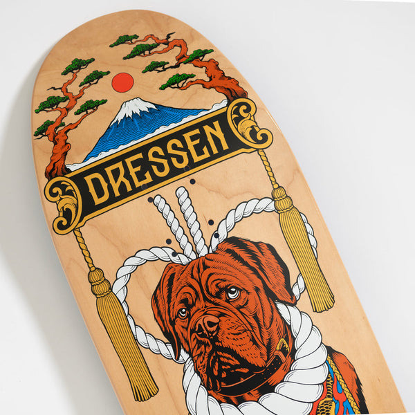 Santa Cruz skateboard deck Dressen Sumo Dog 9.3"