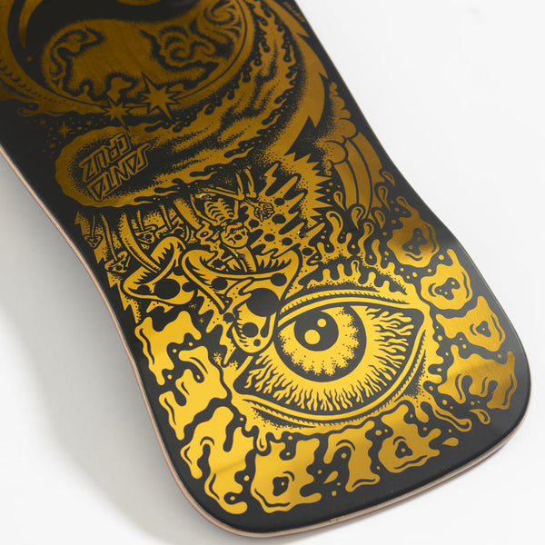 Santa Cruz skateboard deck Winkowski Dope Planet Black / Gold 10.34"