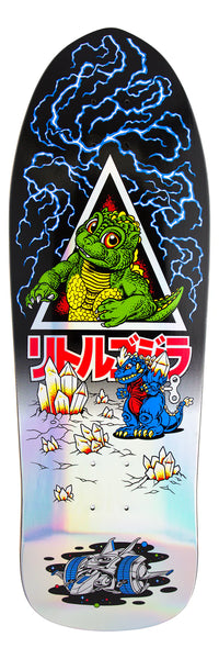 Santa Cruz x Godzilla skateboard deck Jr. Natas 9.89"