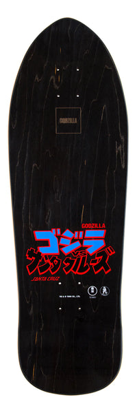 Santa Cruz x Godzilla skateboard deck Jr. Natas 9.89"