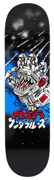 Santa Cruz x Godzilla skateboard deck Mecha Hand 8"