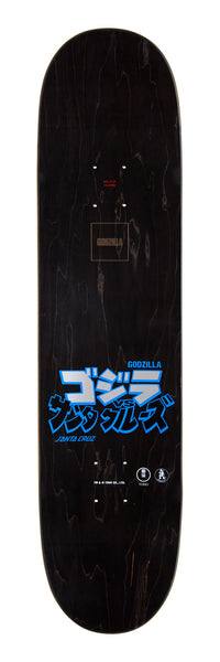 Santa Cruz x Godzilla skateboard deck Mecha Hand 8"