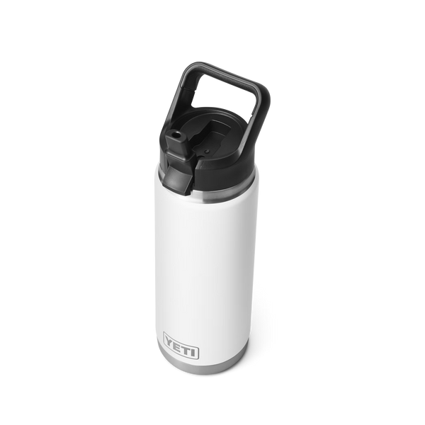 Yeti Rambler Straw Bottle Insulated White 26oz