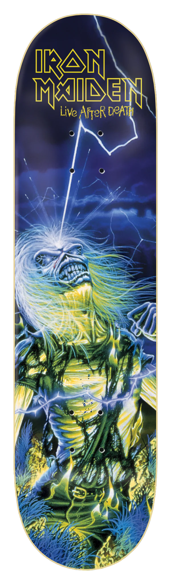 Zero skateboard Deck x Iron Maiden Live After Death 8.25"