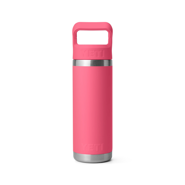 Yeti Rambler Straw Bottle  Insulated Tropical Pink 18oz