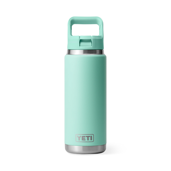 Yeti Rambler Straw Bottle Insulated Seafoam 26oz