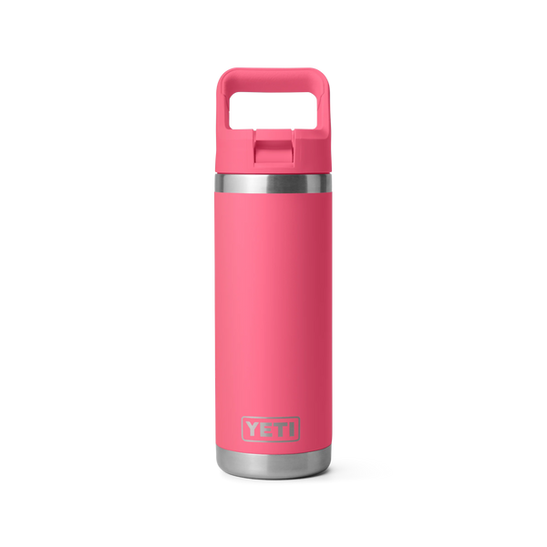 Yeti Rambler Straw Bottle  Insulated Tropical Pink 18oz