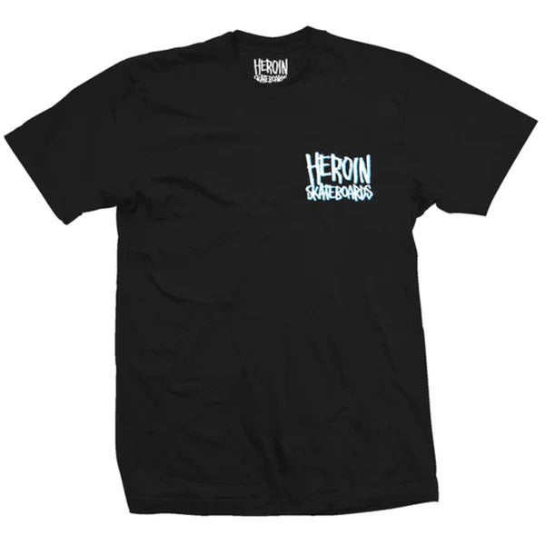 Heroin tee shirt Curb Killer Wideboy Black