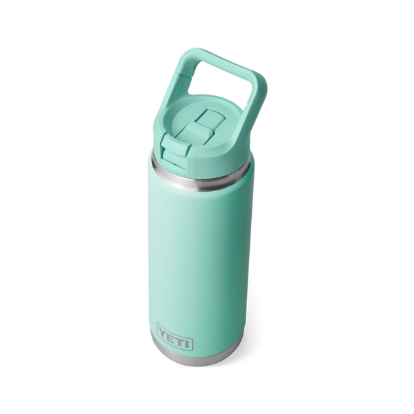 Yeti Rambler Straw Bottle Insulated Seafoam 26oz