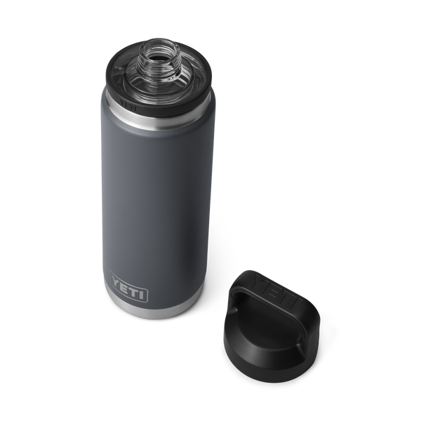 Yeti Rambler Bottle Insulated Drink Charcoal 26oz