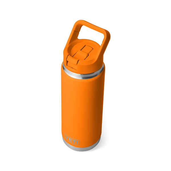 Yeti Rambler Straw Bottle Insulated King Crab 26oz