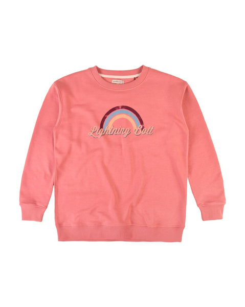 Lightning Bolt Ladies Rainbow Fleece Crew 20SWOSWE004P02000