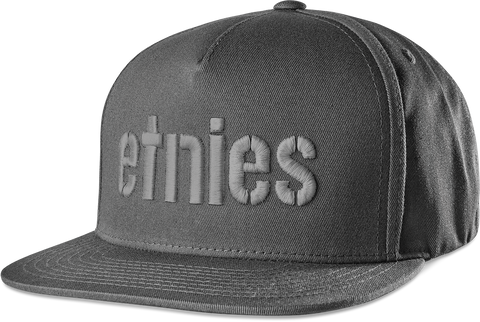 Etnies Corp Snapback Cap Dark Grey/Grey 063
