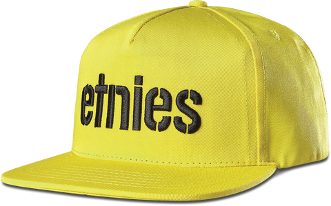 Etnies Corp Snapback Cap Yellow 700