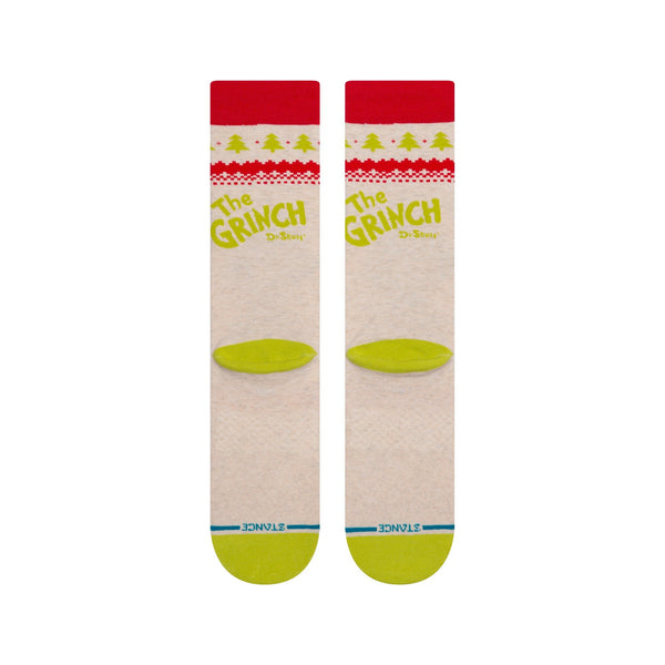 Stance The Grinch Sweater Crew Socks Large A545D20GRI-CNV-L