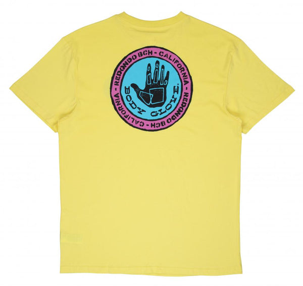 Body Glove BG Tie Dye T-Shirt Mens Lemon