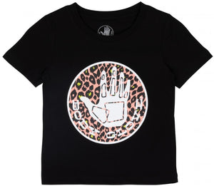 Body Glove Womens BG Leopard T-Shirt Black