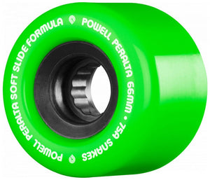 Powell Peralta Wheels Snake 75A SSF Green 66mm Pack of 4