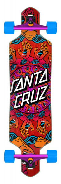 Santa Cruz skateboard complete Mandala Hand Drop Thru 36" SCR-COM-0300