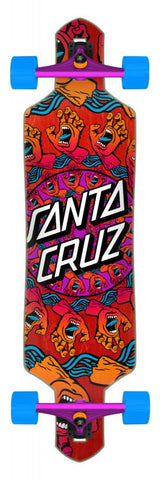 Santa Cruz skateboard complete Mandala Hand Drop Thru 36" SCR-COM-0300