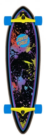 Santa Cruz Dot Splatter Cruiser Pintail Complete Skateboard 33"