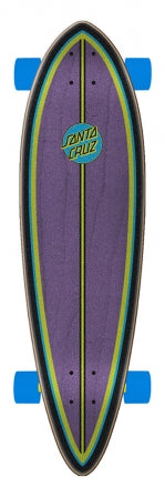 Santa Cruz Dot Splatter Cruiser Pintail Complete Skateboard 33"