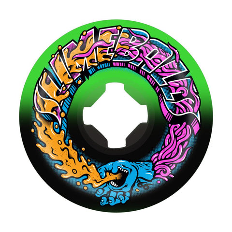 Santa Cruz - Slime Balls Skateboard Wheels (pack of 4) - Greetings Speed Balls 99a 56mm SLM-SKW-0103