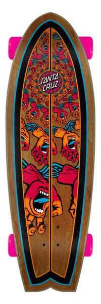 Santa Cruz Complete Skateboard Mandala Hand Shark 27.7" SCR-COM-0926