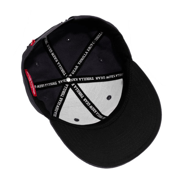 Thrilla Krew Dot Logo Snapback Cap Black