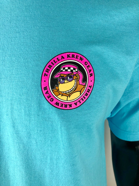 Thrilla Krew Standing Thrilla Men T-shirt Pacific Blue