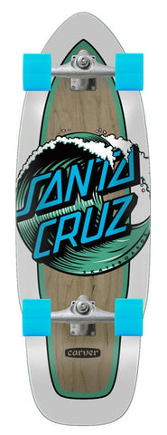 Santa Cruz x Carver Surf Skate Complete Wave Dot Cut Back 29.95" SCR-COM-2043