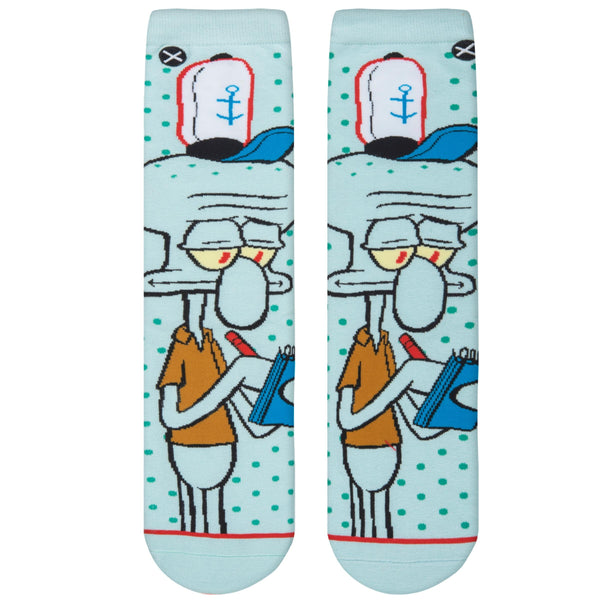 Odd Sox crew socks Squidward Blue US 8-12