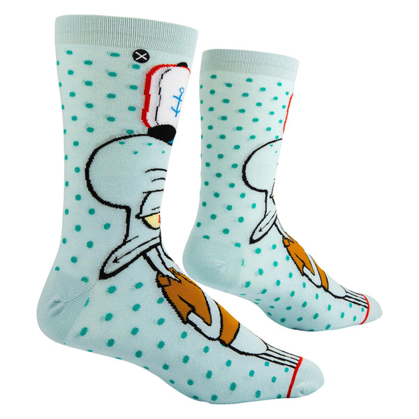 Odd Sox crew socks Squidward Blue US 8-12