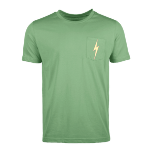 Lightning Bolt Men's OG SS Pocket Tee Deep Grass Green