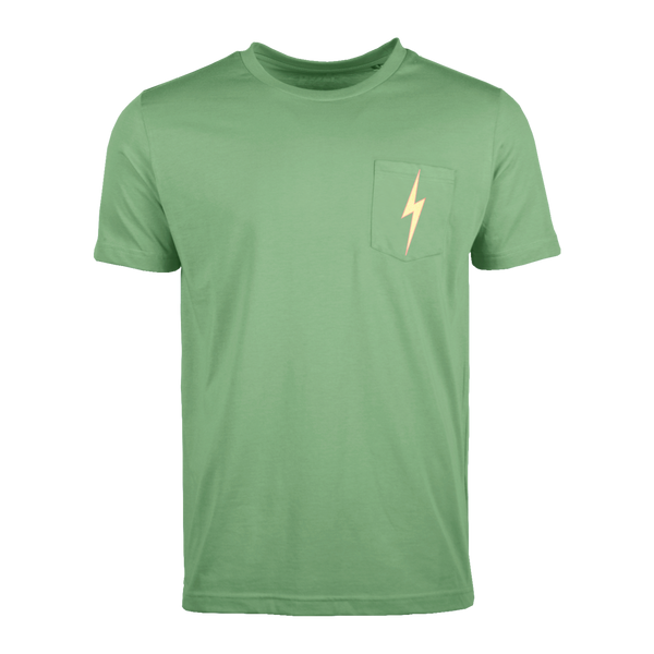 Lightning Bolt Men's OG SS Pocket Tee Deep Grass Green